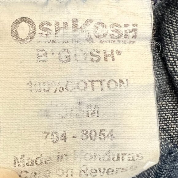 OshKosh BGosh Genuine Article Denim Overalls Vestbak 100 Percent Cotton Kids Siz - Picture 6 of 6